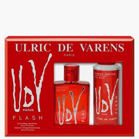 Kit Perfume UDV Flash Eau de Toilette 100ml + Body spray 200ml