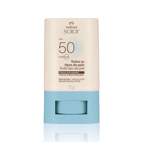 Protetor Solar Facial Stick FPS 50 Natura Solar