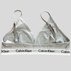 Top Calvin Klein triângulo modern cotton alça fina regulável algodão c/elastano na internet