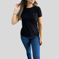 Imagem do T-shirt Tommy Jeans Soft jersey Tee logo/Peito 100% Algodão regular