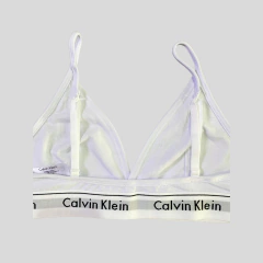 Top Calvin Klein triângulo modern cotton alça fina regulável algodão c/elastano na internet