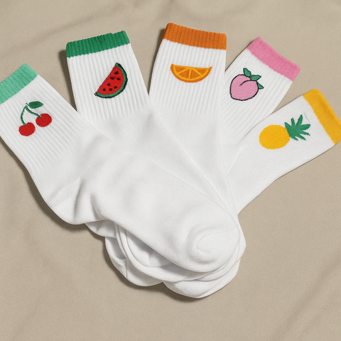 Medias estampadas frutas - comprar online
