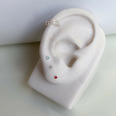 Piercing Detalhes Cravejado Hélix