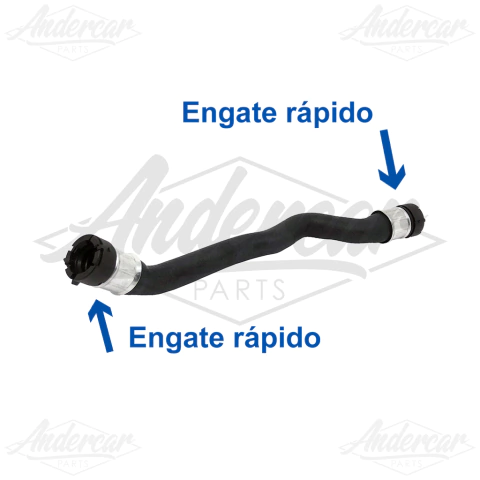 MANGUEIRA AR QUENTE THP DOIS ENGATES RÁPIDO - PEUGEOT / CITROEN / DS (6466XV) - ANDERCAR