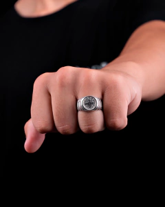 Anel São Bento- Prata 925