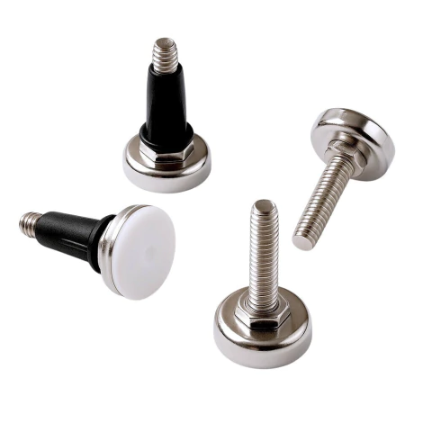 Sapata Niveladora rosca M6 base 21mm C/bucha pé P/ Móveis 90 unidades - comprar online