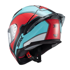 Texx Raptor Hornet Azul Vermelho Branco Brilhante - loja online