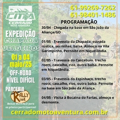 MotoExpedição Chapada dos Veadeiros na internet