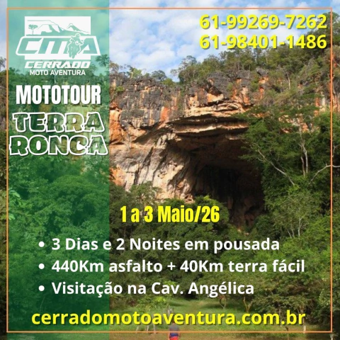 MotoViagem a Terra Ronca/GO - comprar online