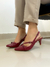 Scarpin Slingback Verniz Emily | Cereja