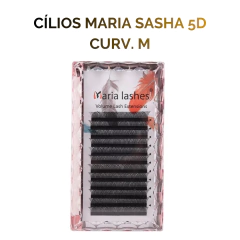 Cílios Maria Sasha 5D Mix - Curv. M