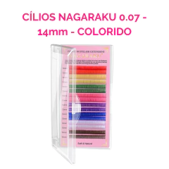Cílios Nagaraku Colorido 0.07 14mm Curv. D - comprar online