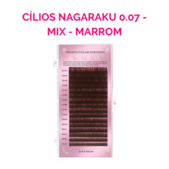 Cílios Nagaraku Marrom Mix 0.07 Curv. D - comprar online