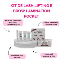Kit Lash Lifting e Brow Lamination Master Premium Pocket na internet