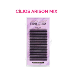 Cílios Arison 5D Volume Inglês Mix 0.07 Curv. D - comprar online
