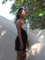 vestido beirinha - preto