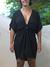 vestido travessia viscose curto - preto na internet