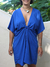 vestido travessia viscose curto - royal - AVOÁ