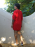Imagem do vestido travessia viscose curto - vermelho