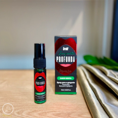 Spray Dessensibilizante para Sexo Oral Garganta Profunda sabor Menta 15 ml Intt