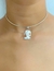 CHOCKER RÍGIDA + PINGENTE ALERQUINA