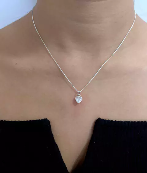 GARGANTILHA CORAÇAO LUZ