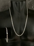 CONJUNTO 4MM 70CM ELOS DUPLOS (CORRENTE 4MM + PULSEIRA 4,5MM)