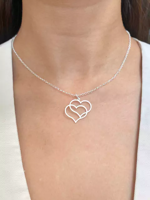 GARGANTILHA CORAÇÃO DUPLO