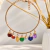 Bracelete Equilíbrio 7 Chakras Dourado - comprar online