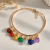 Bracelete Equilíbrio 7 Chakras - Prata ou Dourado - Utopia Pedras