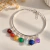 Bracelete Equilíbrio 7 Chakras Prata