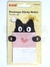 Sticky Notes (Bloco Adesivo) Envelope EAGLE Gatinho Preto - TYSN7397