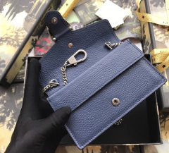 Bolsa Gucci Dionysus Super Mini Azul Marinho Italiana - loja online