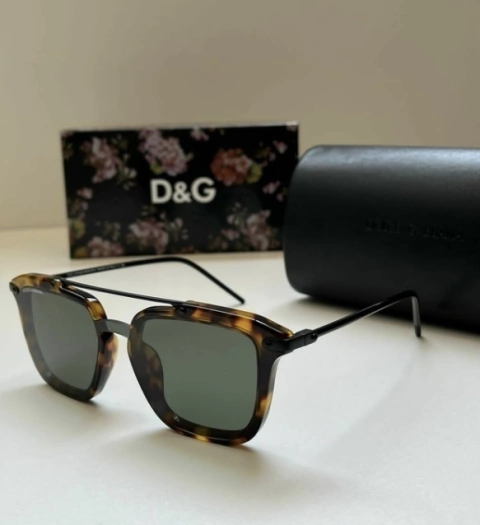 Óculos Dolce & Gabbana Marrom Tartaruga Italiana