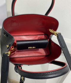 Imagem do Bolsa Prada Double Mini Preta Italiana