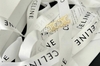 Brinco Celine Branco com Dourado Italiana