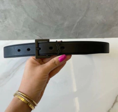 Cinto YSL All Black Italiana