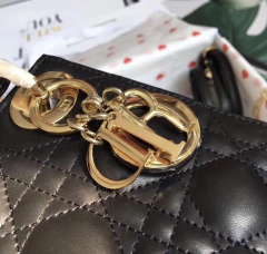 Bolsa Lady Dior Mini Preta Italiana - comprar online