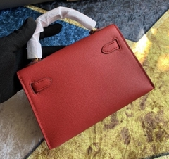 Bolsa Hermes Kelly Mini 20 Vermelho Italiana - Romaly Grifes Bolsas
