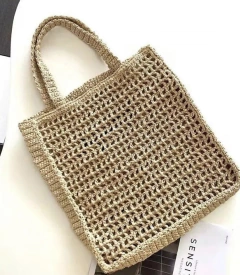 Bolsa Prada Tote Em Ráfia Italiana - loja online