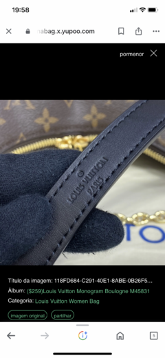 Imagem do Bolsa Louis Vuitton Boulogne Monogram Italiana