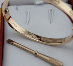Pulseira Bracelete Cartier Love Médio Italiana