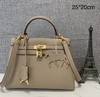Bolsa Hermes Kelly 25 Bege Italiana