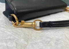 Imagem do Bolsa VLTN Locò Shoulder Preta Italiana