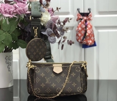 Bolsa Louis Vuitton Multi Pochette Accessoires Alça Verde Italiana