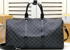 Mala Keepall 50 Bandouliere Damier Graphite Italiana na internet