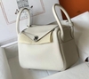 Bolsa Hermès Lindy Off White Italiana