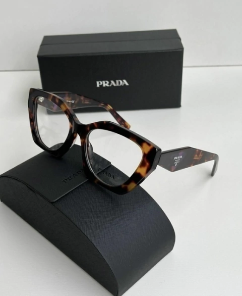 Óculos armação de grau Prada Italiana