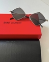 Óculos YSL Preto com Prata Italiana