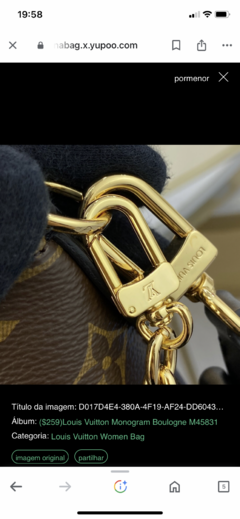 Bolsa Louis Vuitton Boulogne Monogram Italiana